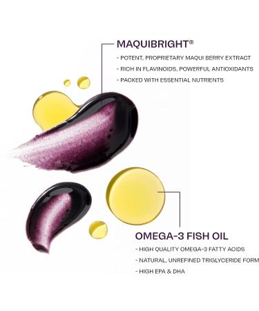 Avenova Eye Health Supplement with MaquiBright & Omega-3 for Dry Eyes - 60 Softgels - Buy Online on GoSupps.com