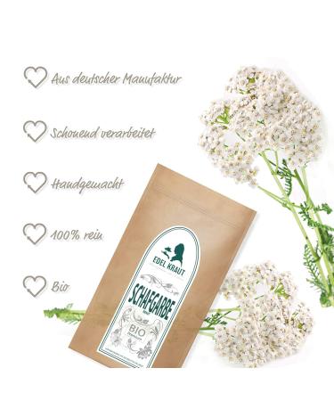 Buy Organic Yarrow Tea 100g | 100% Natural Premium Yellow Yard Tea | Additive & GMO Free | From Controlled Organic Cultivation - Buy Online on GoSupps.com