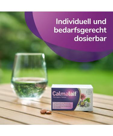 Calmalaif - Natural Stress Relief with 4 Medicinal Plant Extracts - 180 Tablets for Inner Calm & Relaxation - Buy Online on GoSupps.com