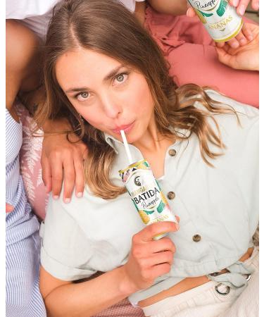 Mangaroca Batida Pineapple - Coconut Liqueur & Pineapple Juice Cocktail (250ml) | Fruity Portable Drink for On-the-Go Enjoyment - Buy Online on GoSupps.com