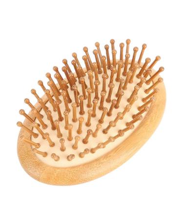 DICHE BAMBOO Brush scales for growth head wood bamboo small wooden plock men pig bristles massage wooden massage curb no handle depth rinsing treatments