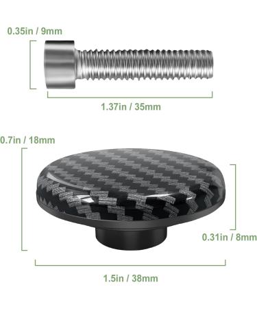 EFEALL Anti-Theft AirTag Bike Mount - Hidden Airtag Holder for Headset Tube 31.8mm - Carbon Pattern, 1 Pack - Buy Online on GoSupps.com
