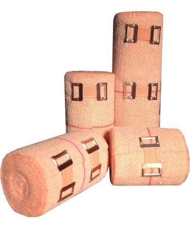 AE Crepe Bandage for Sports Injuries - 8cm x 4m for Knee Finger Wrist & Ankle Sprains - International Shipping Available - Buy Online on GoSupps.com