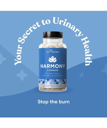 Eu Natural Harmony D-Mannose - Urinary Tract Cleanse & Bladder Health | 60 Capsules - Buy Online on GoSupps.com