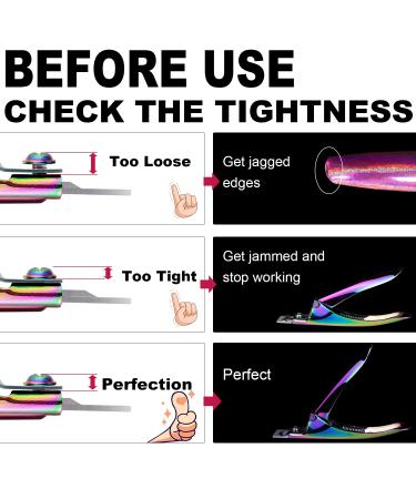 Chameleon Premium Adjustable Nail Clippers for Acrylic Nails - Stainless Steel Cutter Trimmer for Artificial Tips - Sharp Blade Clip Tool for Salon & Home Nail Art - Buy Online on GoSupps.com