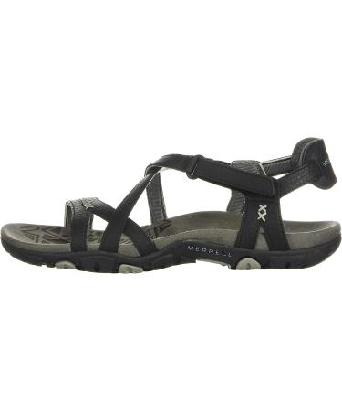 Merrell Women's Slingback Sandal 7 in Black/Paloma - Comfort & Style - Buy Online on GoSupps.com