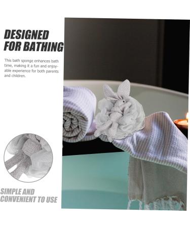 Angoily Bath Mesh Sponge Bath Loofah Bathroom Supply Exfoliating Loofah Cleaning Loofah Adorable Bath Balls Loofah Sponge Bathing Accessory Mesh Bath Household Pe Pink Child Wishing Rabbit - Buy Online on GoSupps.com