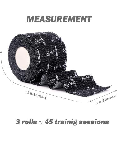 WARM BODY COLD MIND Premium Lifting Thumb Tape - Set of 3 Rolls for Weightlifting, Powerlifting, Strength Training - Sweat Proof, Tearable Cotton - Crossfit Deadlift Grip Support - Buy Online on GoSupps.com