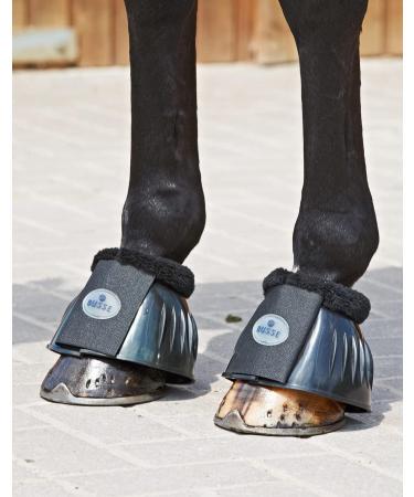 Buy Sturdy Plush Black Buses Hoof Bells - Durable & Comfortable for Horses | International Shipping Available - Buy Online on GoSupps.com