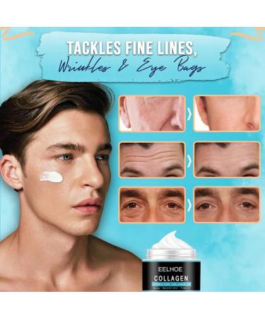 TTNC EELHOE Collagen Men's Anti-Aging Wrinkle Cream 50g - Skin Firming & Moisturizing Lotion for Men - 2PCS - Buy Online on GoSupps.com
