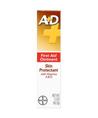 A+D First Aid Ointment Skin Protectant With Vitamin A&D 1.50 oz ( Pack of 2 )