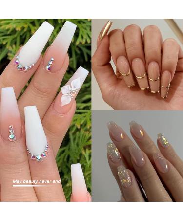Dual Nail Forms Set - 120 C-Curve Shaped Polygel Extensions & Nail Art Tools for Salon & DIY | Complete Gel Nail Shape Kit - Buy Online on GoSupps.com