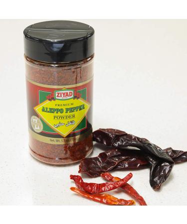 Ziyad Premium Aleppo Pepper - 5.5 oz - No Additives or Preservatives - Slow Heat, Robust Flavor - Buy Online on GoSupps.com