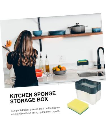 Ciieeo 1 Set Push Soap Dispenser Washing Soap Dispenser Hand Wash Dispenser Dishwashing Soap Holder Dishwasher Liquid Dispenser Soap Dispenser for Kitchen Sponge Dish Soap Abs - Buy Online on GoSupps.com
