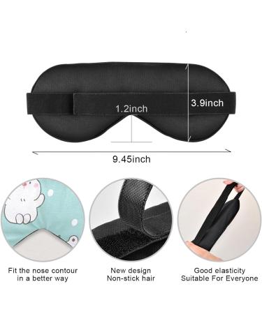 Haskirky Light Blocking Eye Mask for Adults - Adjustable, Breathable, and Comfortable for Travel, Yoga, and Meditation - Buy Online on GoSupps.com