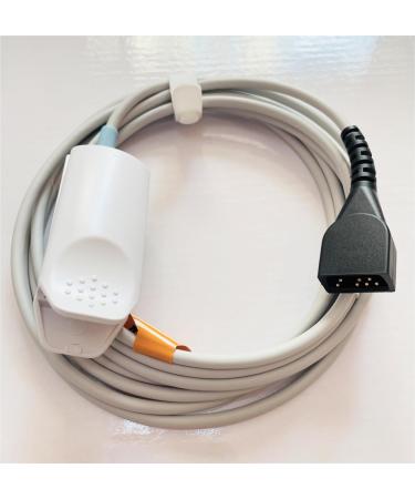 All nonin 7 pins Spo2 sensor sample 7pin 3 meter cable oximax wire for cable oximax wire for monitor 8500 8800 9840 3012 Avant 2120 4000 9700 7500FO adult finger clip
