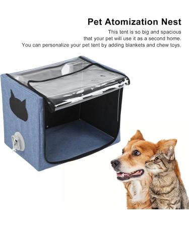 Zwinner Pet Atomization Nest Wear Resistant Oxford Cloth Collapsible Cat Dog Oxygen Tent Professional Dog Nebulizer Machine Hands Free Portable ICU Pet Oxygen Therapy Cage 24.0x15.7x18.1in - Buy Online on GoSupps.com