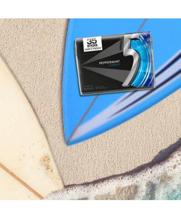 5 GUM Peppermint-Cobalt Flavoured Sugar Free Chewing Gum 35 Sticks 6 Packs - Buy Online on GoSupps.com