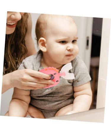 Minkissy 4-Piece U-Shaped Silicone Toothbrush Set for Kids Portable Cleaning Tools with Fun Caricature Design | Perfect Children's Oral Care Accessories - Buy Online on GoSupps.com