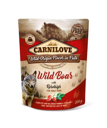 Wet Food for Dogs VAFO Praha sro Dog carnilove sasz.300 g Wild boar and musky Wild / 12