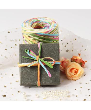Yzzsjc 656ft Colored Raffia Ribbon for Gift Wrapping and Craft Projects - Blue - Buy Online on GoSupps.com