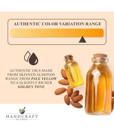 Handcraft Blends Organic Almond Oil - 8 Fl Oz - 100% Pure and Natural - Premium Grade Oil for Skin and Hair - Carrier Oil - Hair and Body Oil - Massage Oil - Hexane-Free Organic Sweet Almond - 8 Fl Oz (Pack of 1) 8 Fl Oz (P  - Buy Online on GoSupps.com