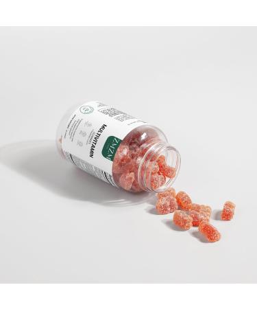 ZMZM LABS Multivitamin Gummies Strawberry Flavor 60 Gummies Vegan Gelatin-Free Halal-Friendly Daily Vitamin Supplement - Buy Online on GoSupps.com