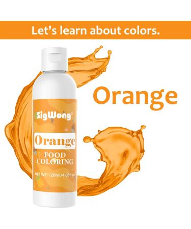 Food Coloring - 120ml Orange Liquid Food Coloring Upgraded Vibrant Tasteless Food Dye for Baking Cooking Dessert Decorating Icing Fondant Cookies Easter Egg Making DIY Supplies - 4.06 Fl.Oz Bottles (Christmas) - Buy Online on GoSupps.com