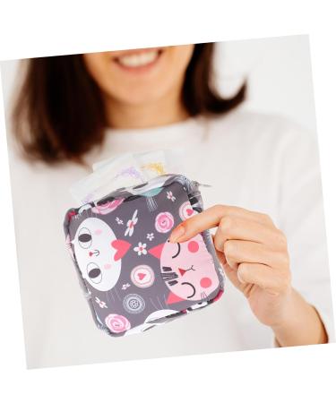 Orfofe Women's Cartoon Period Bag - Stylish Storage Pocket for Bandages & Accessories - Buy Online on GoSupps.com