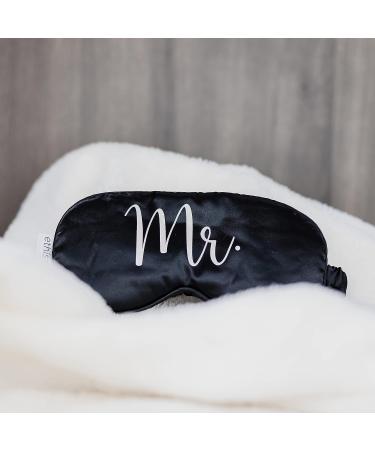 Ethisa Mr and Mrs Sleep Mask - Wedding Reception Blindfold Games - Bride and Groom Eye Mask Set - Honeymoon Just Married Gift - Buy Online on GoSupps.com