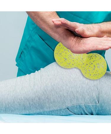 Colcolo Massage Ball & Roller for Lower Back Pain Relief - Myofascial Release & Fasciitis Recovery - Perfect for Gym & Yoga - Green Black - Buy Online on GoSupps.com