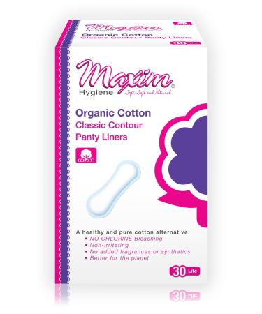 Maxim Organic Classic Contour Pant Liners Light Days Unscented 1-Pack