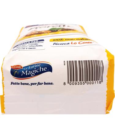 Buy 3x Lo Conte Le Farine Magiche Corn Flour - Farina Di Mais Fioretto for Polenta 1kg | International Shipping Available - Buy Online on GoSupps.com