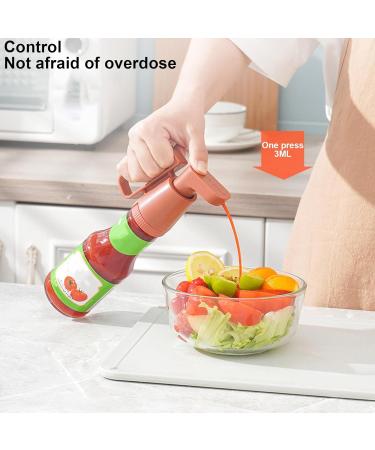 Sauce Pump Ketchup Sauce Pump Sauce Squeezer Spices Squeezer Anti-Leak Oyster Squeezer Mouthpress for Oil Chilli Tomatoes Soy Sauce Kitchen Utensils - Buy Online on GoSupps.com