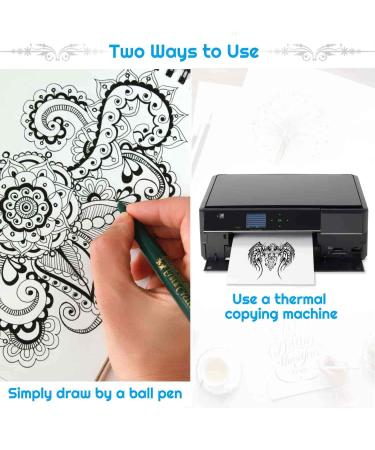 Tattoo Transfer Paper - Cridoz 35 Sheets Stencil Transfer Paper for Tattooing (A4 Size) - Buy Online on GoSupps.com
