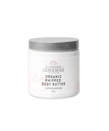 GLIMMER GODDESS Organic Whipped Body Butter All-Natural Moisturizing Anti-Aging & Brightening Made with Organic Shea Butter Coconut Oil Cocoa Butter Essential Oils Citrus Crush