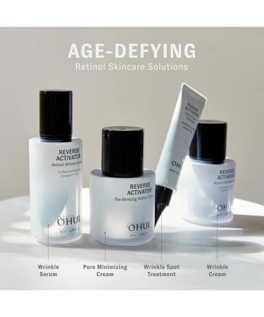 OHUI Reverse Activator Pore Minimizing Retinol Cream | Korean Skin Care | Low to Non-irritating Retinol Moisturizer for Face | Visibly Reduces Wrinkles and Pore Size - Buy Online on GoSupps.com