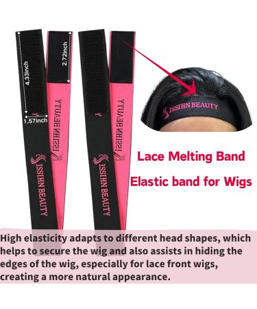 Lace Wig Grip Cap for Women - 4x5 Transparent Swiss Lace Non-Slip Wig Gripper Light Brown Stocking Dome Cap with Built-In Elastic Headband - Buy Online on GoSupps.com