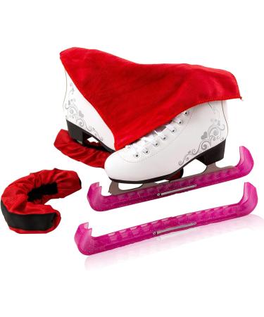 Aoblok Ice Hockey Skates Gift Set - Elastic Stockings & Protection Accessories for Men Women Kids | Red - Buy Online on GoSupps.com