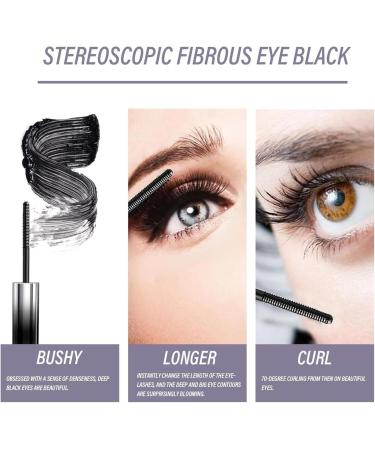 Mascara 3D Curling Eyelash Iron Mascara Waterproof Longue Dur e pour Extensions de Cils Volume Longue Dur e Anti-Taches (Black 3PC) - Buy Online on GoSupps.com