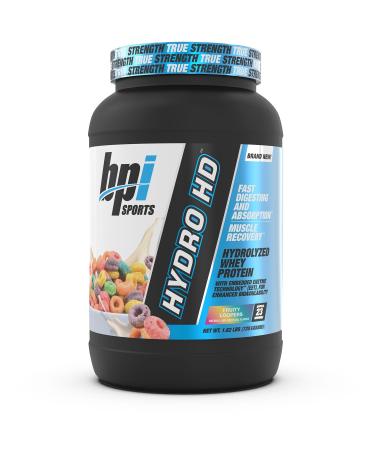 BPI Sports Hydro HD - 100% Hydrolyzed Whey Protein Powder - Muscle Growth, Recovery, 25g of Hydrolyzed Protein, Low Carb, Low Sugar, Fast Absorbing (23 Servings, Fruity Loopers) Fruity Loopers 23 Servings