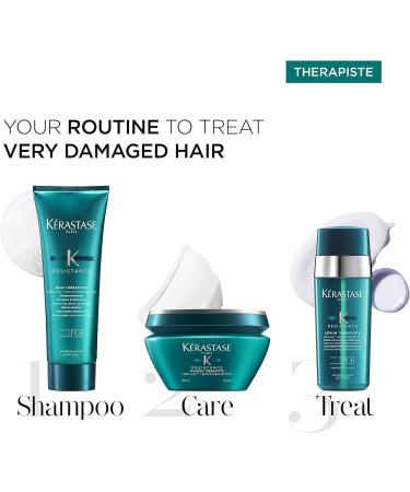 K rastase Resistance Therapiste Complete Hair Repairing Treatment For Very Dry and Damaged Normal to Thick Hair Contains Strengthening Shampoo Healing Mask & Heat Protection Serum Trio Set - Buy Online on GoSupps.com
