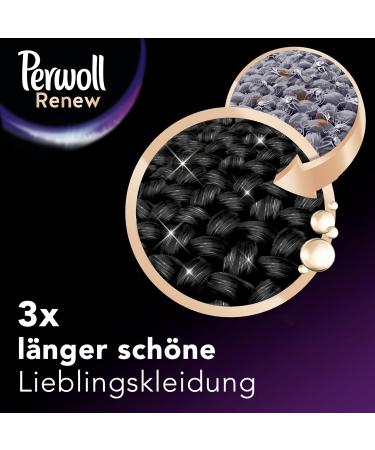 Perwoll Renew Black (8 x 25 washes) detergent for all dark colours mild detergent strengthens the fibres and improves colour intensity - Buy Online on GoSupps.com