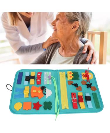 Fidget Blanket for Alzheimer Patients Anxiety Relief Autistic Dementia Sensory Pad - Buy Online on GoSupps.com