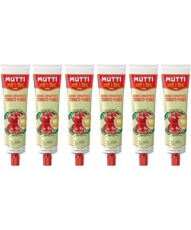 Tomato Puree Bundle with Mutti Double Concentrated Tomato Puree 130g x6 (Pack of 6 Bundle) - Buy Online on GoSupps.com