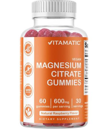 Magnesium & Apple Cider Vinegar Vegan Gummies - 60 Count - Buy Online on GoSupps.com