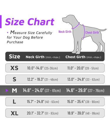Eagloo Medium Dog Harness - Adjustable Anti-Train Harness with Reflective Strips for Walking & Jogging | Durable Purple Design (1 Pack) - Buy Online on GoSupps.com