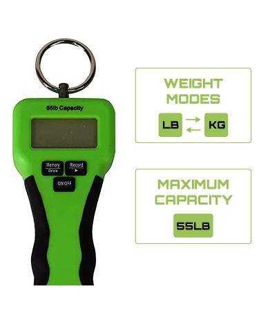 Tackle HD Digital Fish Scale with Gripper | Water Resistant Fishing Scale for Tournament | Hanging Scale for Ice, Freshwater, or Saltwater Fishing - Buy Online on GoSupps.com
