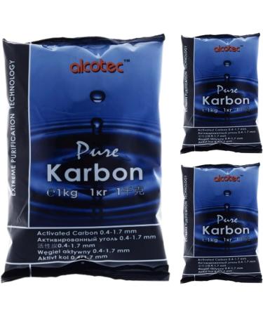 Alcotec Activated Carbon 1kg - Pure Carbon Alcohol Filter for Home Brewing & Fermentation | Pack of 3 - International Shipping Available - Buy Online on GoSupps.com