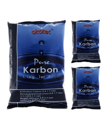 Alcotec Activated Carbon Pure Carbon 1kg Alcohol Filter Filtration Home Brewing Fermentation | 3 pieces